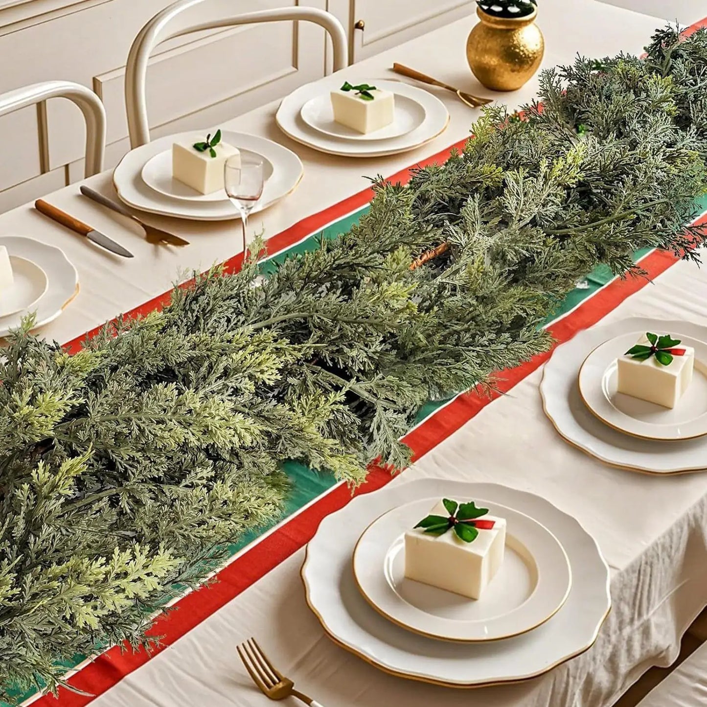 Faux Cedar Garland For Christmas and Holiday Décor - Multiple Lengths