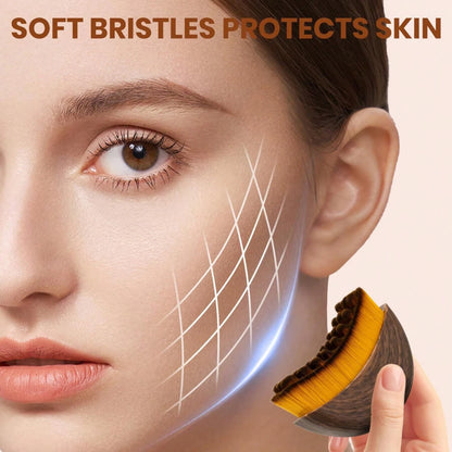 ContourGlow™ Facial Massage Brush | Soft Face & Jawline Massage Tool for Skincare Routine & Lymphatic Massage