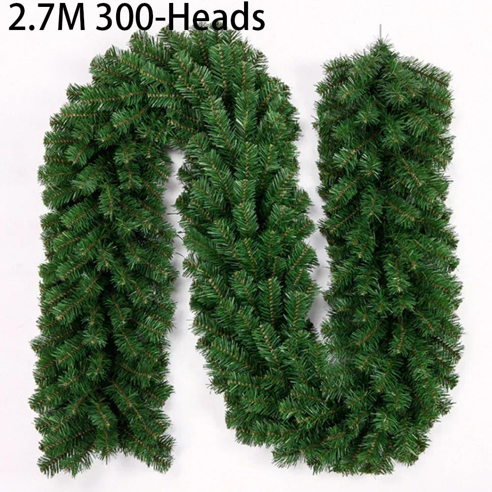 Pine Garland for Christmas and Holiday Décor - 2.7M