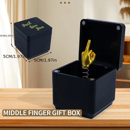 Gag Gift Middle Finger in Box