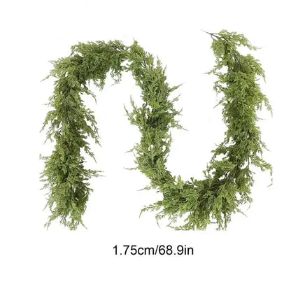 Norfolk Pine Garland for Christmas and Holiday Décor - 6Ft/9Ft Natural, Pre-Lit, Fluffy