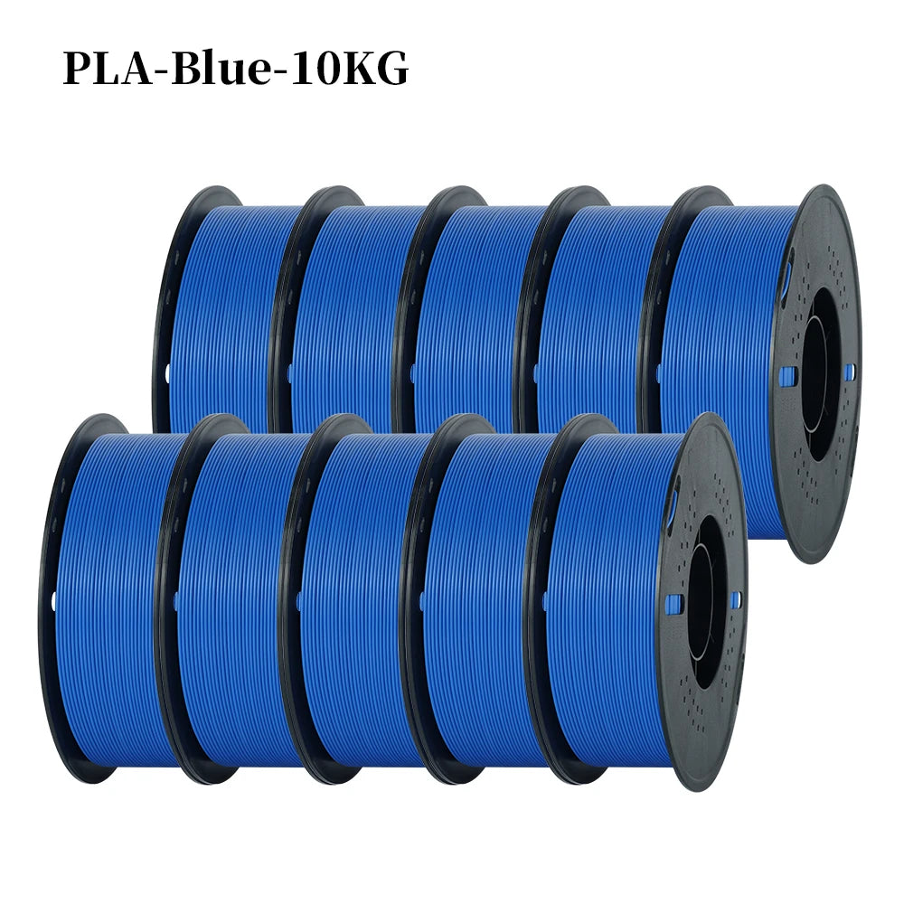 10KG/22LBS Multicolor PLA Filament 1KG/Roll 1.75mm For 3D Printer Material for 3D Printing 3D Printer Filament Free Shipping