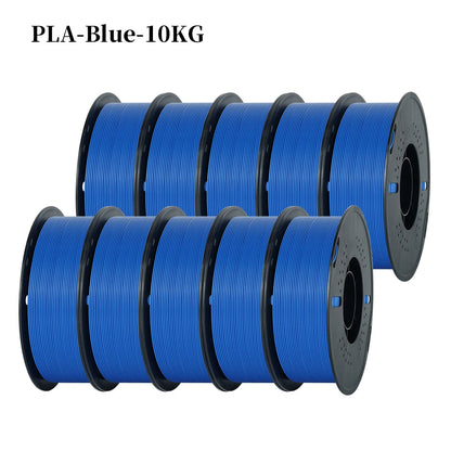 10KG/22LBS Multicolor PLA Filament 1KG/Roll 1.75mm For 3D Printer Material for 3D Printing 3D Printer Filament Free Shipping