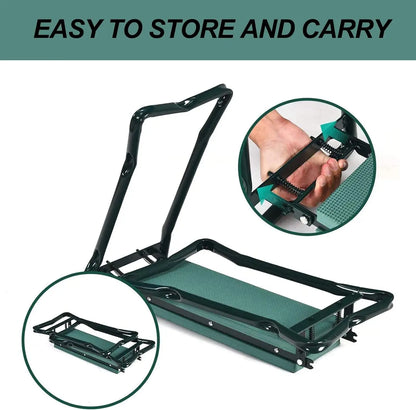 Folding Garden Kneeler & Seat with Tool Pouch