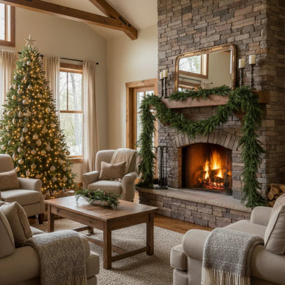 FloraGrove Lush Cedar Garland Classic